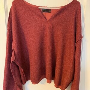 Urban Outfitters V-Neck Cropped Sweatshirt
